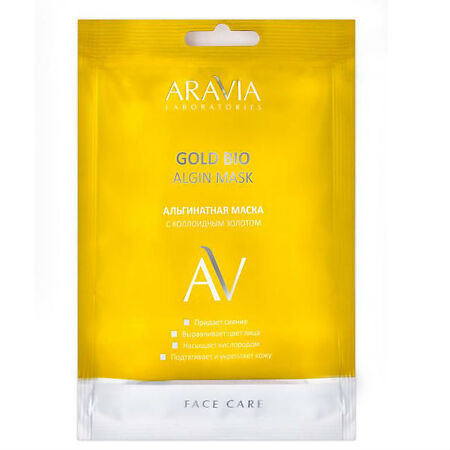 Aravia Laboratories Альгинатная маска с коллоидным золотом Gold Bio Algin Mask 30 г 1 шт