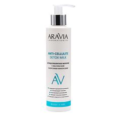 Купить Aravia Laboratories Антицеллюлитное молочко с маслом кофе и морскими минералами Anti-Cellulite Detox Milk 200 мл 1 шт цена
