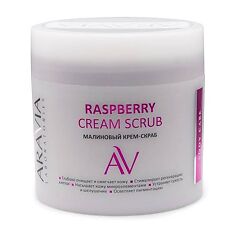 Купить Aravia Laboratories Крем-скраб малиновый для тела Raspberry Cream Scrub 300 мл 1 шт цена