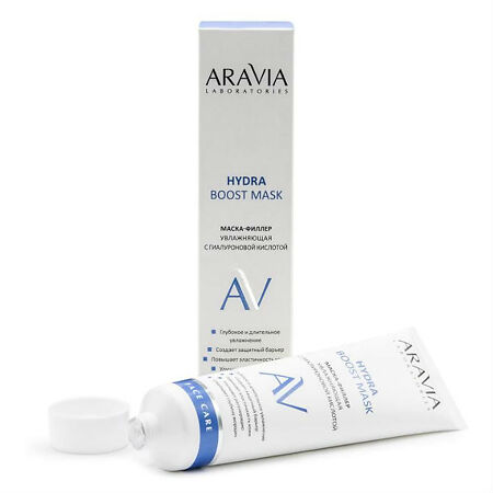 Aravia Laboratories Маска-филлер для лица увлажняющая с гиалуроновой кислотой Hydra Boost Mask 100 мл 1 шт