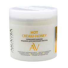 Купить Aravia Laboratories Термообертывание медовое для коррекции фигуры Hot Cream-Honey 300 мл 1 шт цена