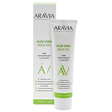 Купить Aravia Laboratories Гель для лица увлажняющий с алоэ-вера Aloe Vera Aqua Gel 100 мл 1 шт цена