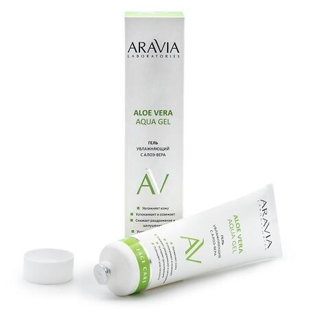 Aravia Laboratories Гель для лица увлажняющий с алоэ-вера Aloe Vera Aqua Gel 100 мл 1 шт