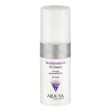 Купить Aravia Professional CC-крем для лица защитный Multifunctional CC Cream тон 02 SPF20 150 мл 1 шт цена