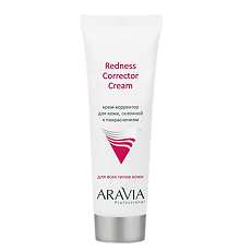 Купить Aravia Professional Крем-корректор для кожи лица склонной к покраснениям Redness Corrector Cream 50 мл 1 шт цена