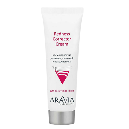 Изображение товара Aravia Professional Крем-корректор для кожи лица склонной к покраснениям Redness Corrector Cream 50 мл 1 шт