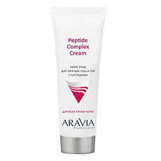 Купить Aravia Professional Крем-уход для контура глаз и губ с пептидами Peptide Complex Cream 50 мл 1 шт цена