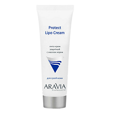 Купить Aravia Professional Липо-крем для лица защитный с маслом норки Protect Lipo Cream 50 мл 1 шт цена