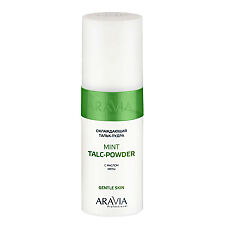 Купить Aravia Professional Тальк-пудра с маслом мяты охлаждающий Mint Talc-Powder 150 мл 1 шт цена