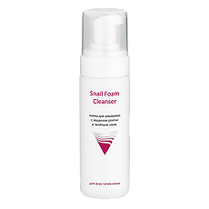 Купить Aravia Professional Пенка для умывания с муцином улитки и зеленым чаем Snail Foam Cleanser 160 мл 1 шт цена