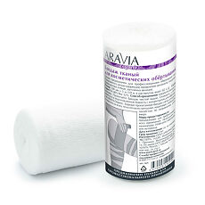 Купить Аравия (Aravia) Professional Бандаж для косметического обертывания Organic тканый 10 см х 10 м 1 шт цена