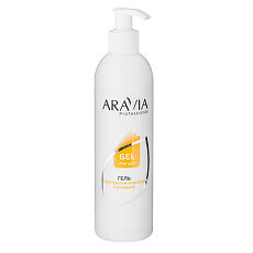 Купить Aravia Professional Гель для обработки кожи перед депиляцией с экстрактами алоэ вера и ромашки 300 мл 1 шт цена