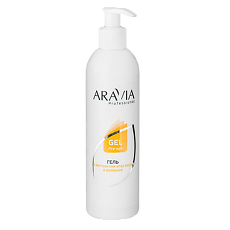 Купить Aravia Professional Гель для обработки кожи перед депиляцией с экстрактами алоэ вера и ромашки 300 мл 1 шт цена