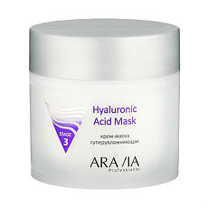 Купить Aravia Professional Крем-маска для лица суперувлажняющая Hyaluronic Acid Mask 300 мл 1 шт цена