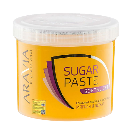 Изображение товара Aravia Professional Паста сахарная для депиляции мягкая и легкая мягкой консистенции 750 г 1 шт