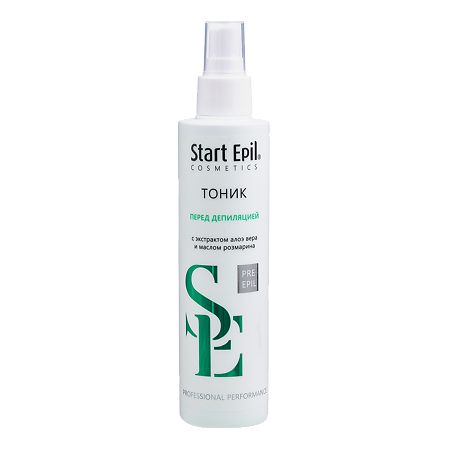 Aravia Start Epil Тоник перед депиляцией для чувствительной кожи с экстрактом алоэ вера и маслом розмарина 200 мл 1 шт