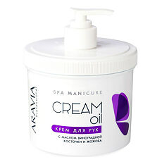 Купить Aravia Professional Крем для рук с маслом виноградной косточки и жожоба Cream Oil 550 мл 1 шт цена