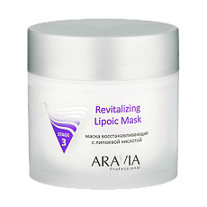 Купить Aravia Professional Маска для лица восстанавливающая с липоевой кислотой Revitalizing Lipoic Mask 300 мл 1 шт цена