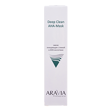 Купить Aravia Professional Маска для лица очищающая с глиной и AHA-кислотами для лица Deep Clean AHA-Mask 100 мл 1 шт цена