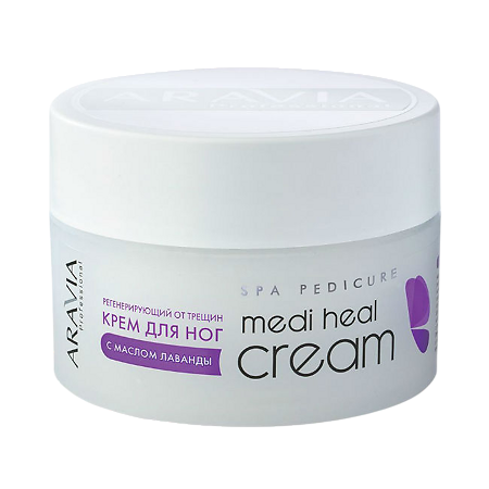 Изображение товара Aravia Professional Крем для ног от трещин регенерирующий с маслом лаванды Medi Heal Cream 150 мл 1 шт