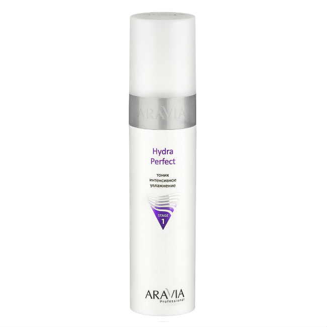 Изображение товара Тоник для лица интенсивное увлажнение Hydra Perfect 250 мл Aravia Professional
