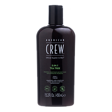 Купить American Crew 3-in-1 Tea Tree Средство 3 в 1 гель д/душа, шампунь и кондиционер чайное дерево для мужчин 450 мл 1 шт цена