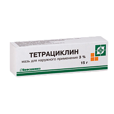 Купить Тетрациклин мазь для наружного применения 3 % 15 г 1 шт цена