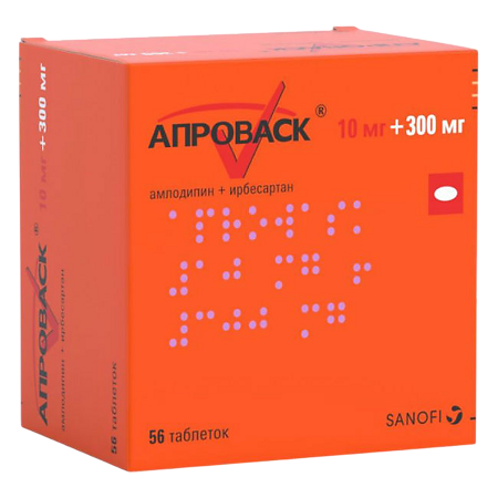 Апроваск таблетки покрыт.плен.об. 10 мг+300 мг 56 шт