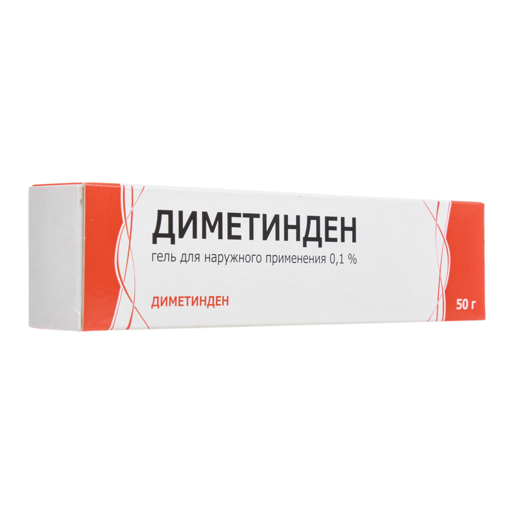 Диметинден, гель для наружного применения 0,1 % 50 г 1 шт -  .