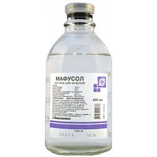 Купить Мафусол раствор для инфузий фл 400 мл цена