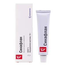 Купить Синафлан мазь для наружного применения 0,025 % 15 г 1 шт цена