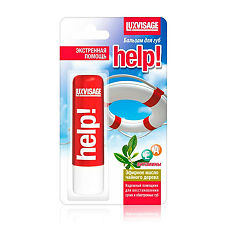 Купить Люкс Визаж (Lux Vizage) Бальзам для губ Help 1 шт цена