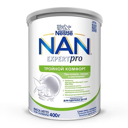 NAN Тройной комфорт Сухая смесь с рождения 400 г 1 шт