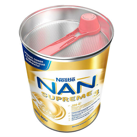 NAN 3 Supreme Смесь с 12 мес, 400 г 1 шт