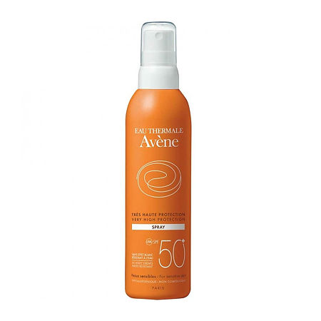 Avene солнцезащитный спрей для чувствительной кожи SPF50+ 200 мл 1 шт