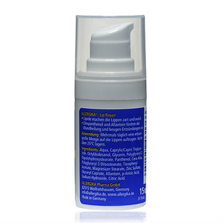 Allergika Крем для губ восстанавливающий Lip Repair Cream 15 мл 1 шт