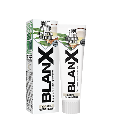 Изображение товара Blanx Зубная паста Coco White отбеливающая с экстрактом кокоса 75 мл 1 шт