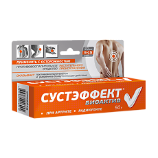 Купить Сустэффект Биоактив линимент 50 г 1 шт цена