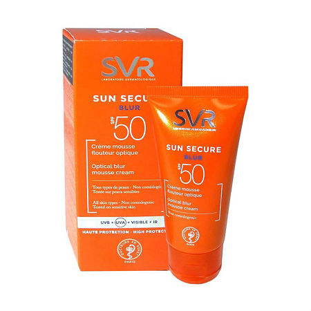SVR Безопасное Солнце Sun Secure Blur Крем- мусс с эффектом фотошопа SPF50 50 мл 1 шт