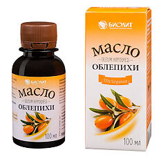Изображение товара Биолит Облепихи масло фл по 100 мл пластик 1 шт