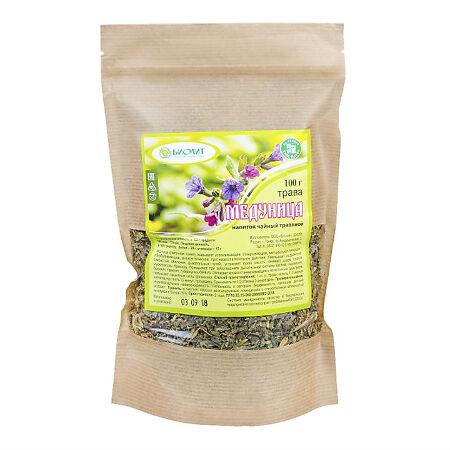 Биолит Медуницы трава напиток чайный пакет 100 г 1 шт