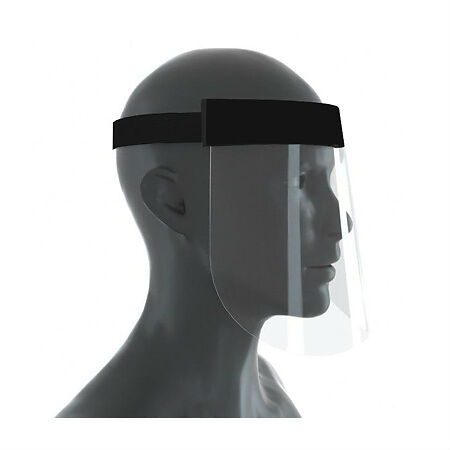 Маска-экран для лица защитная многоразовая из полимерных материалов 1 шт