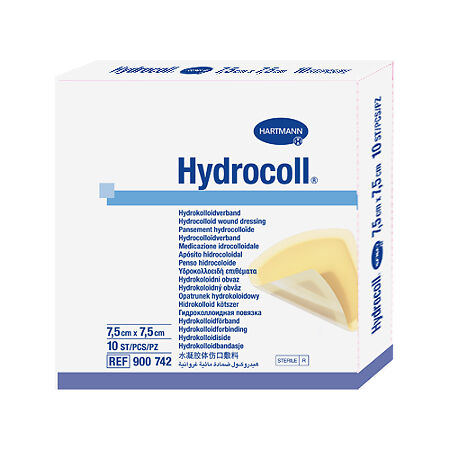 Повязка Гидроколл/Hydrocoll гидроколлоидная 7,5 х 7,5 см 10 шт