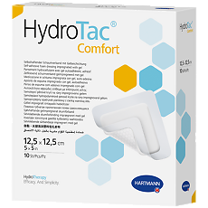 Купить Повязка Гидротак комфорт/Hydrotac comfort губчатая самоклеящиеся с гидрогелевым покрытием 12,5х12,5 см 10 шт цена