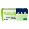 Роксатенз-инда таблетки покрыт.плен.об. 2,5 мг+8 мг+20 мг 30 шт