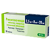 Роксатенз-инда таблетки покрыт.плен.об. 2,5 мг+8 мг+20 мг 30 шт