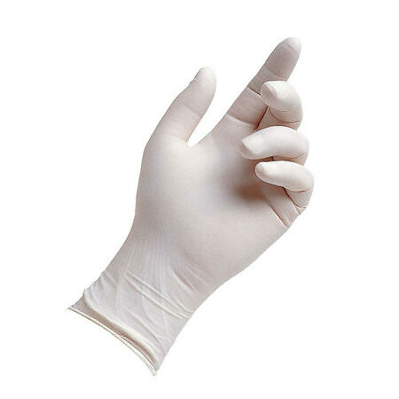 Перчатки S&C LN307 смотровые нитриловые нестер неопудрен белые р.L 50 пар 1 уп