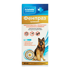 Изображение товара Pchelodar Фенпраз Форте для собак крупных пород суспензия для приема внутрь 20 мл 1 шт