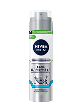 Купить Nivea Men Гель для бритья Одним движением сверхскольжение 200 мл 1 шт цена