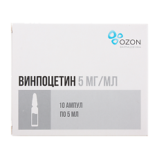 Купить Винпоцетин концентрат д/приг р-ра для инфузий 5 мг/мл 5 мл 10 шт цена